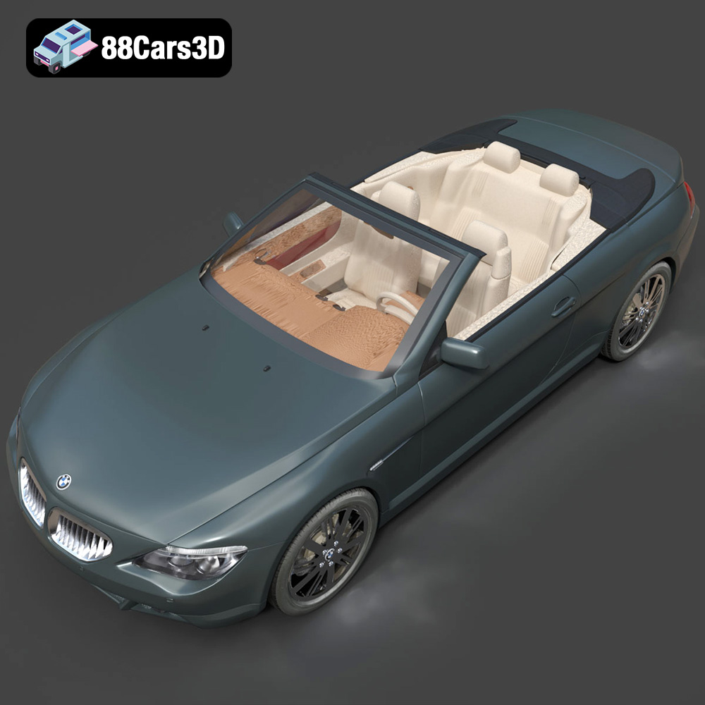 BMW 645ci 2004-2005 3D Model