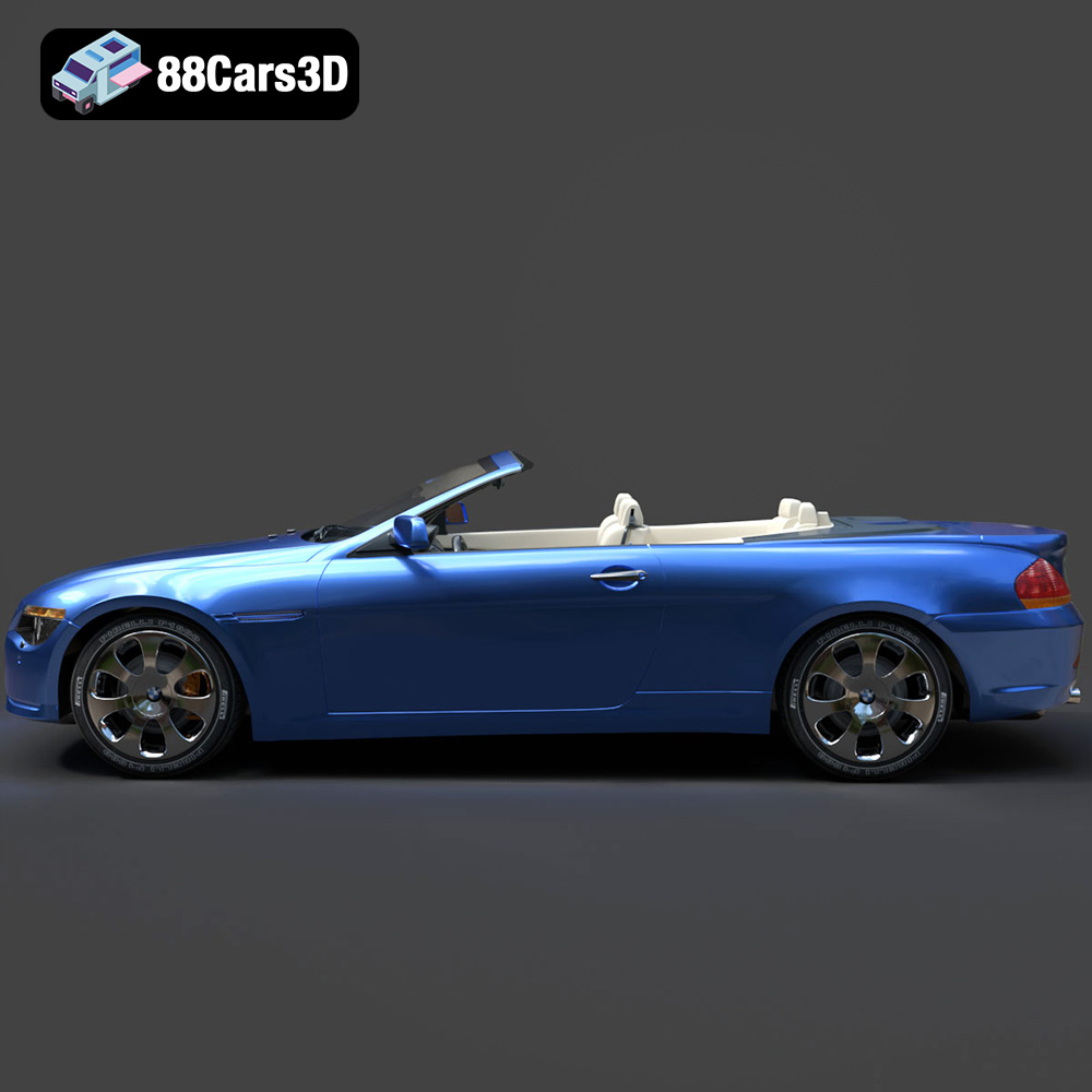 BMW 6 Series Convertible 3D Model