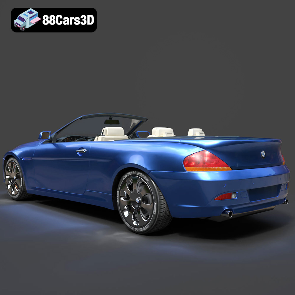 BMW 6 Series Convertible 3D Model