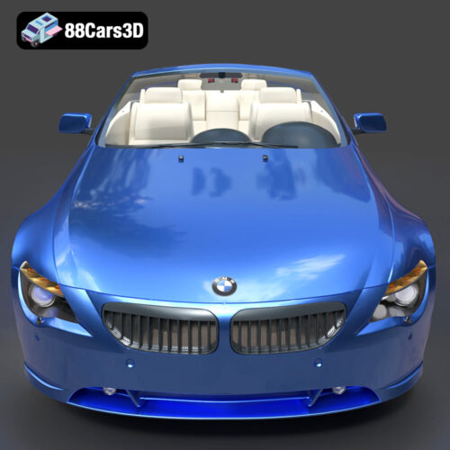 BMW 6 Series Convertible 3D Model - Gallery Image 7 BMW 6 Series Convertible 3D Model