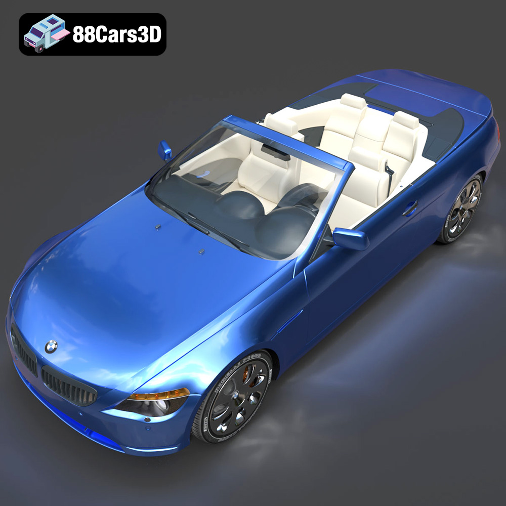 BMW 6 Series Convertible 3D Model