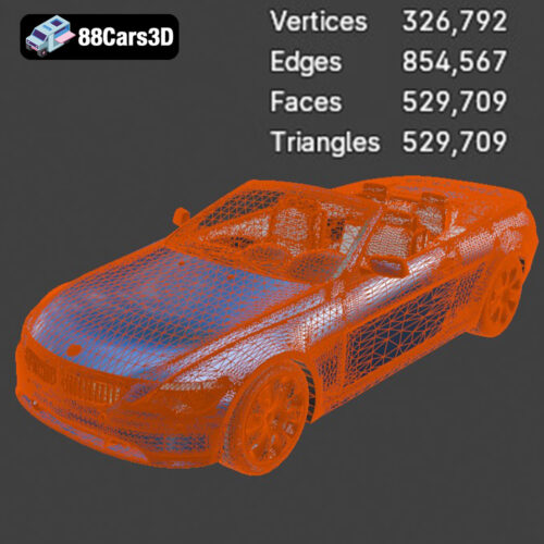 BMW 6 Series Convertible 3D Model - Gallery Image 1 BMW 6 Series Convertible 3D Model