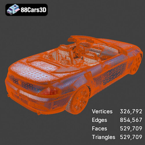 BMW 6 Series Convertible 3D Model - Gallery Image 2 BMW 6 Series Convertible 3D Model