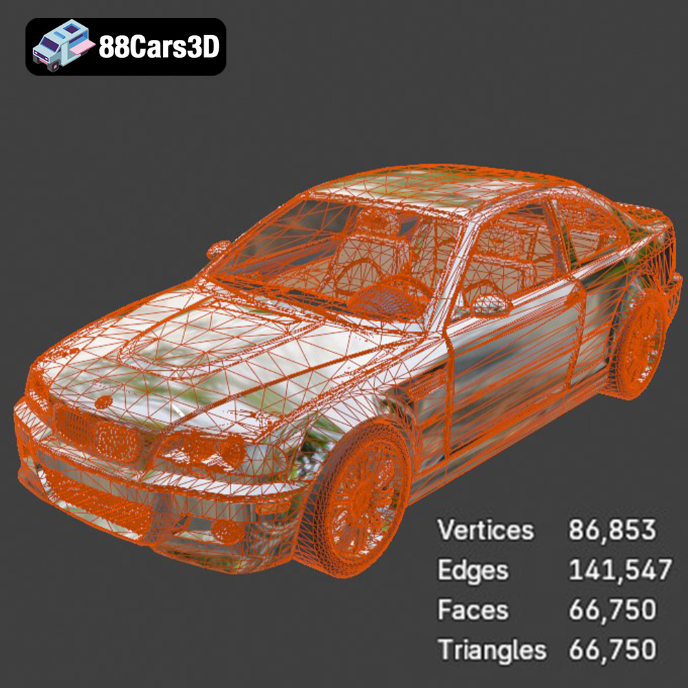 BMW M3 E46 3D Model