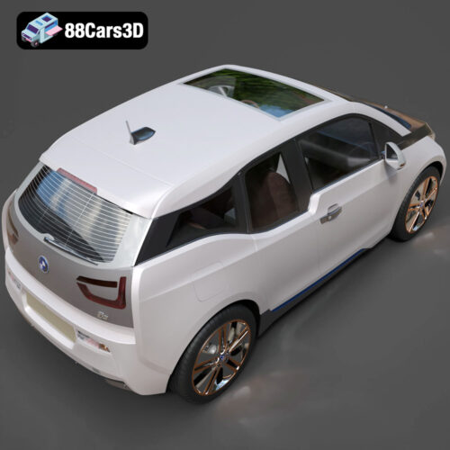 BMW i3 Coupe 3D Model - Gallery Image 7 BMW i3 Coupe 3D Model