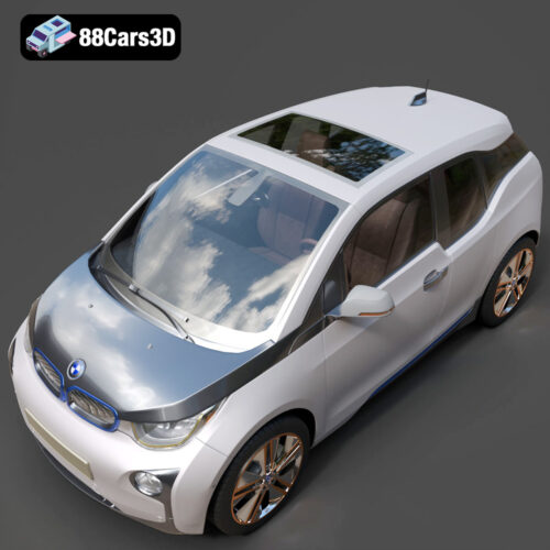 BMW i3 Coupe 3D Model - Gallery Image 2 BMW i3 Coupe 3D Model