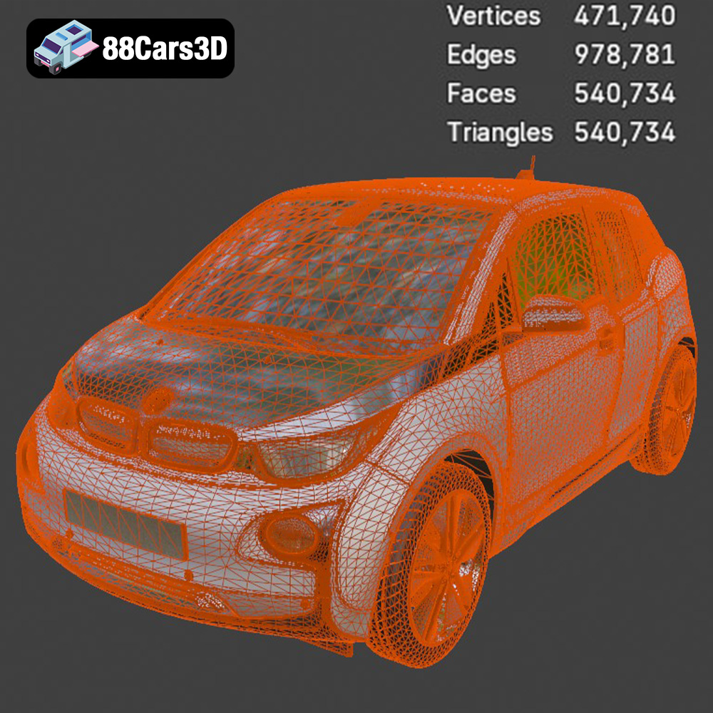 BMW i3 Coupe 3D Model