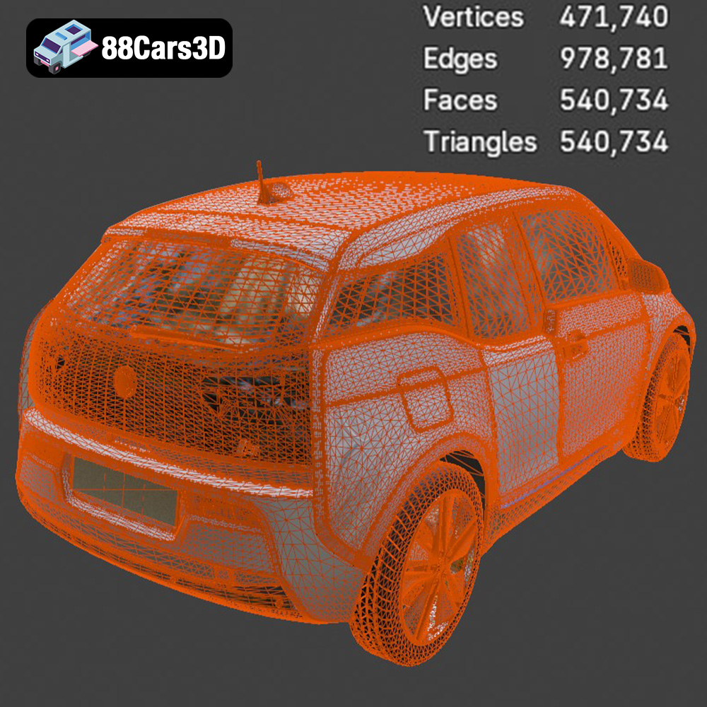 BMW i3 Coupe 3D Model