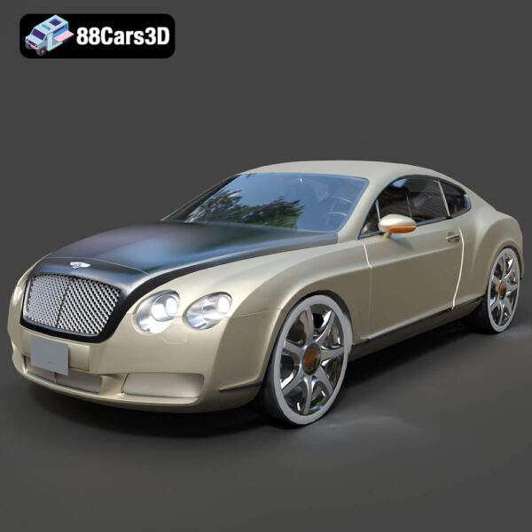 Bentley Continental GT-002 3D Model - Main Image Bentley Continental GT-002 3D Model