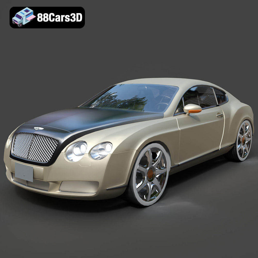 Bentley Continental GT-002 3D Model