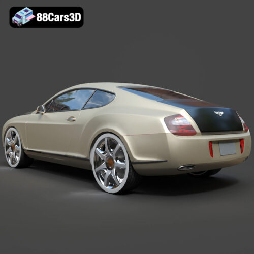 Bentley Continental GT-002 3D Model - Gallery Image 5 Bentley Continental GT-002 3D Model