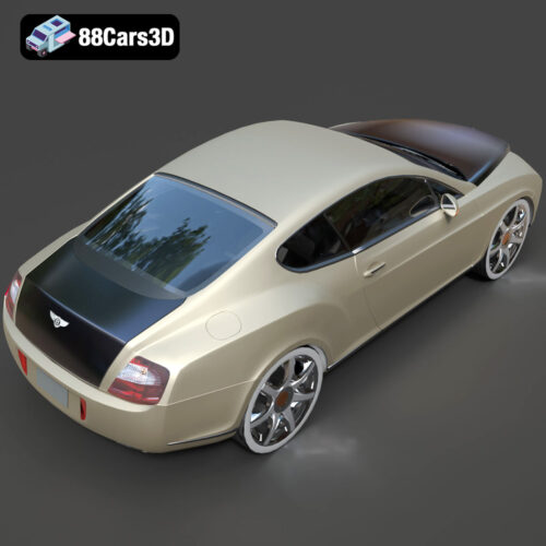 Bentley Continental GT-002 3D Model - Gallery Image 3 Bentley Continental GT-002 3D Model