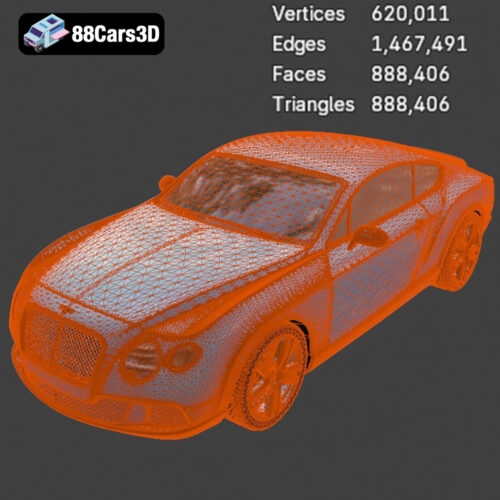 Bentley Continental GT 2011 3D Model - Gallery Image 6 Bentley Continental GT 2011 3D Model