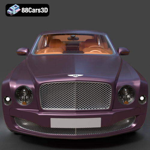 Bentley Mulsanne Luxury Sedan 3D Model - Gallery Image 6 Bentley Mulsanne Luxury Sedan 3D Model