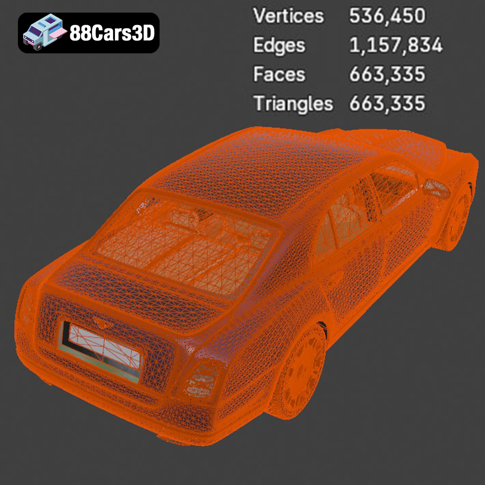Bentley Mulsanne Luxury Sedan 3D Model