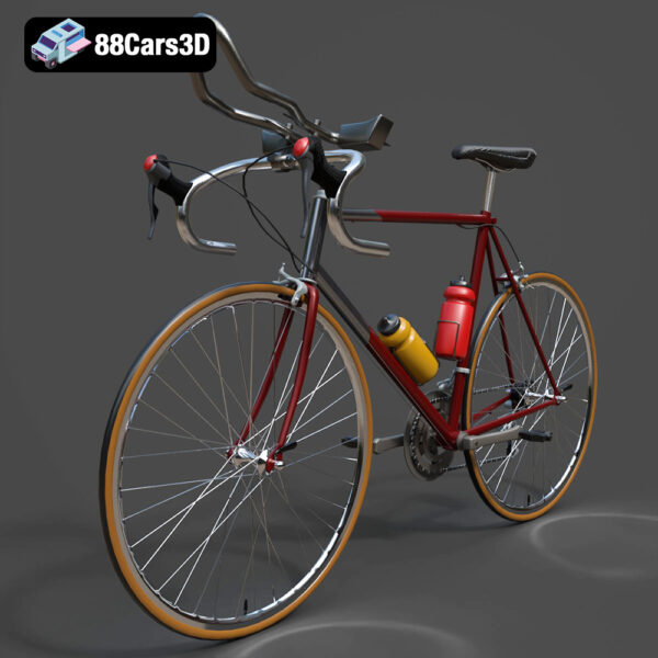 Generic Bicycle 3D Model - Main Image Generic Bicycle 3D Model