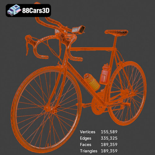 Generic Bicycle 3D Model
