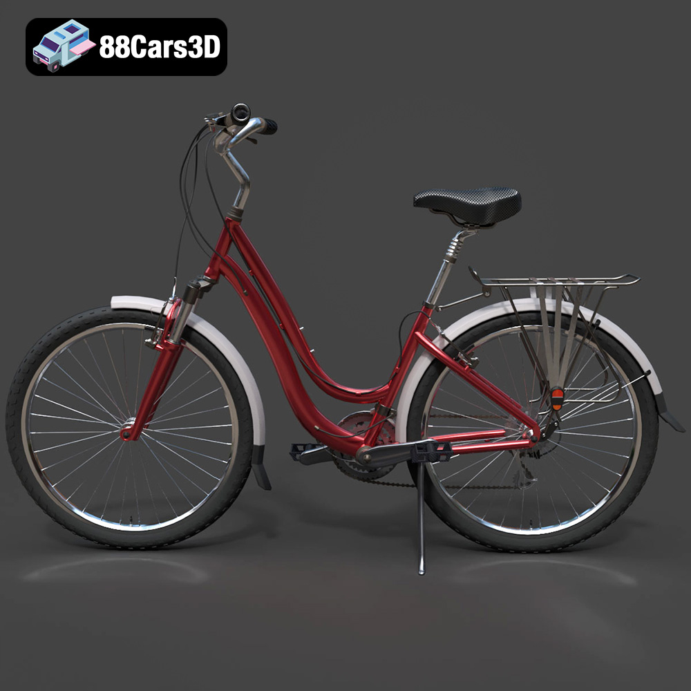 Generic Bicycle_02-007 3D Model
