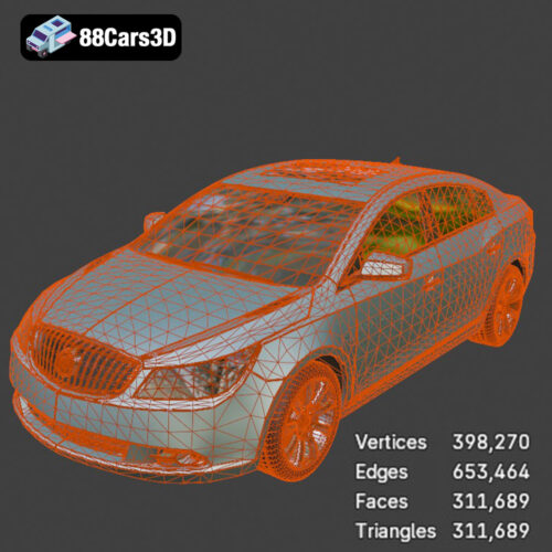 Buick LaCrosse 2008 3D Model