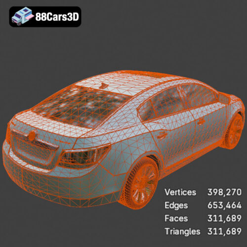 Buick LaCrosse 2008 3D Model