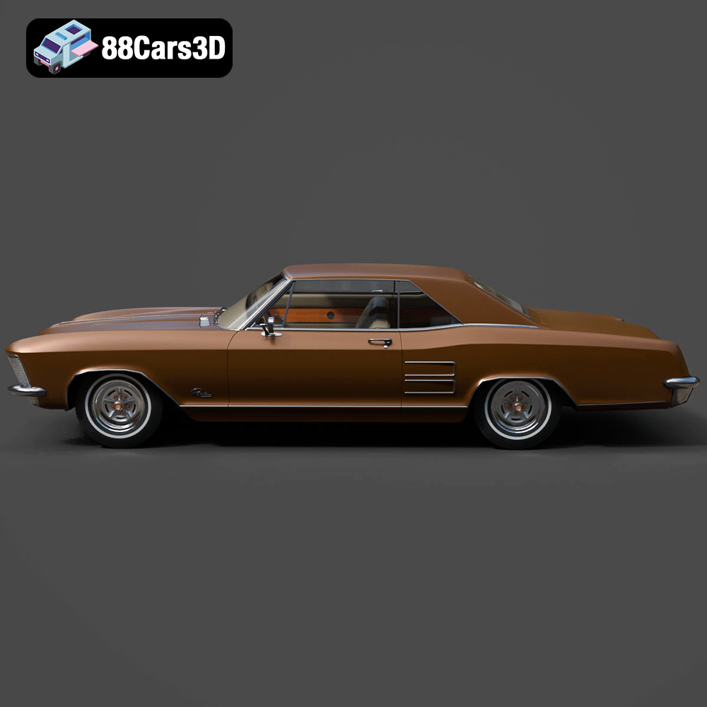 Buick Riviera 1963 3D Model