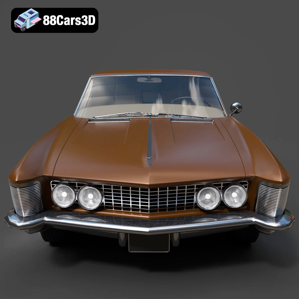 Buick Riviera 1963 3D Model