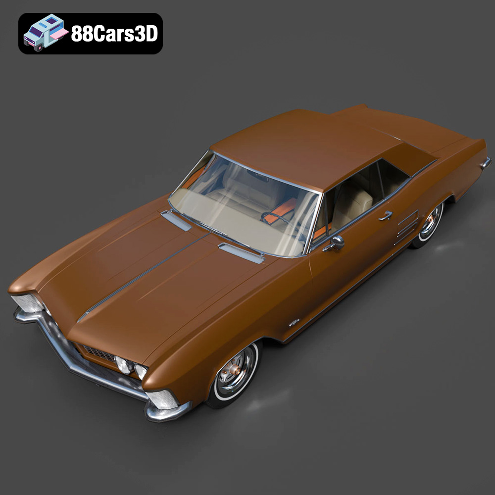 Buick Riviera 1963 3D Model