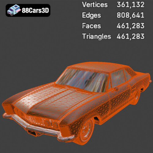 Buick Riviera 1963 3D Model