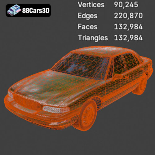 Buick LeSabre 1998 3D Model