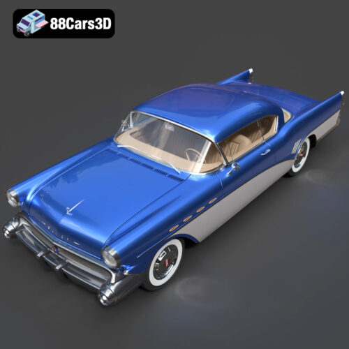 Buick Roadmaster Hardtop Coupe 1957 3D Model