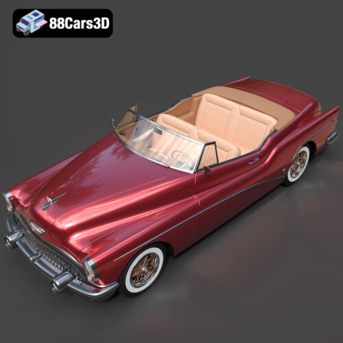 Buick Skylark Convertible 1953 3D Model - Gallery Image 1 Buick Skylark Convertible 1953 3D Model