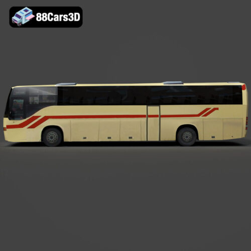 Generic Modern Bus 3D Model - Gallery Image 4 Generic Modern Bus 3D Model