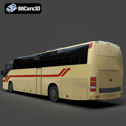 Generic Modern Bus 3D Model - Gallery Image 3 Generic Modern Bus 3D Model