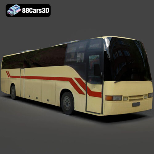 Generic Modern Bus 3D Model - Gallery Image 2 Generic Modern Bus 3D Model