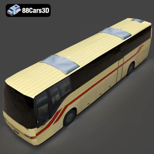 Generic Modern Bus 3D Model - Gallery Image 6 Generic Modern Bus 3D Model