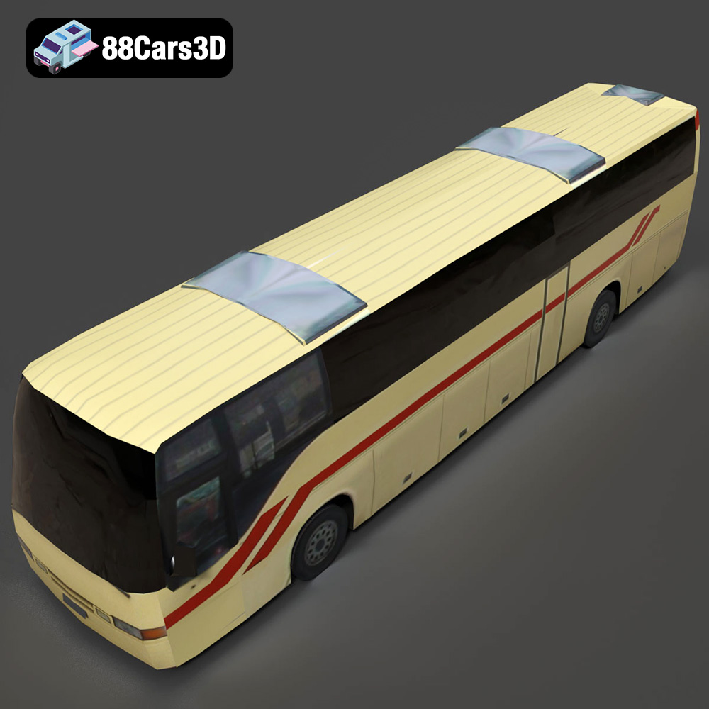 Generic Modern Bus 3D Model