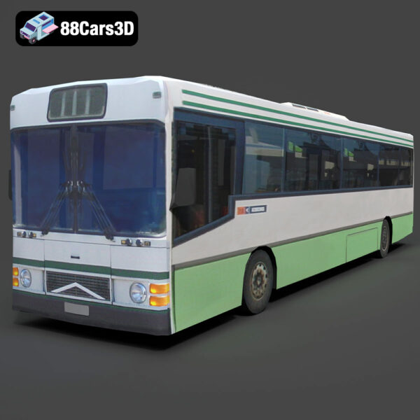 Generic City Bus 3D Model