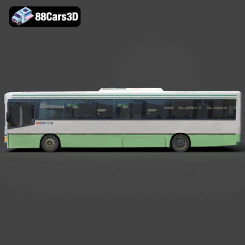Generic City Bus 3D Model