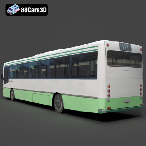 Generic City Bus 3D Model