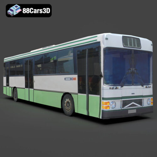 Generic City Bus 3D Model