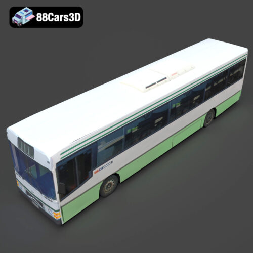 Generic City Bus 3D Model