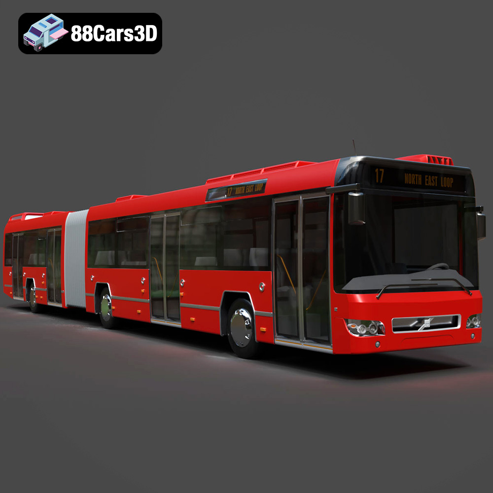 Bus Duble-007 3D Model
