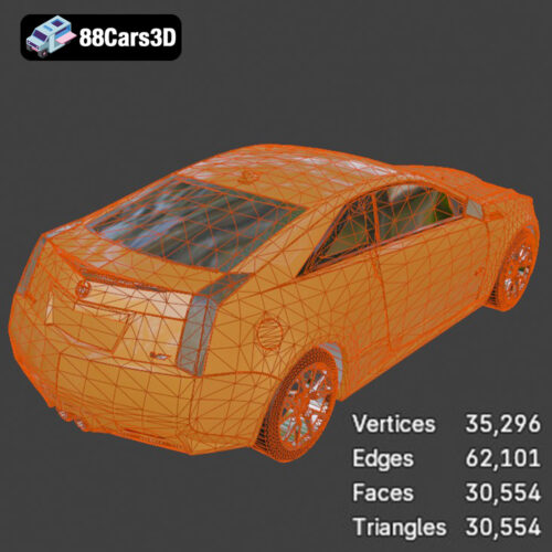 Cadillac CTS-V Coupe 3D Model