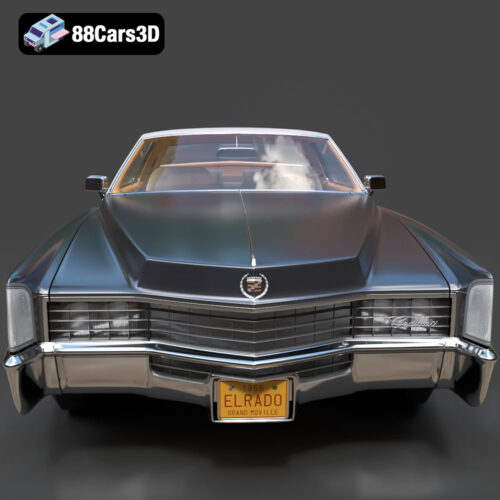 Cadillac Eldorado 1968 3D Model - Gallery Image 4 Cadillac Eldorado 1968 3D Model