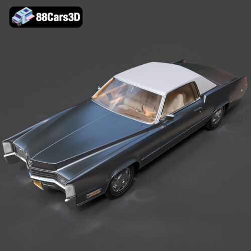 Cadillac Eldorado 1968 3D Model - Gallery Image 1 Cadillac Eldorado 1968 3D Model