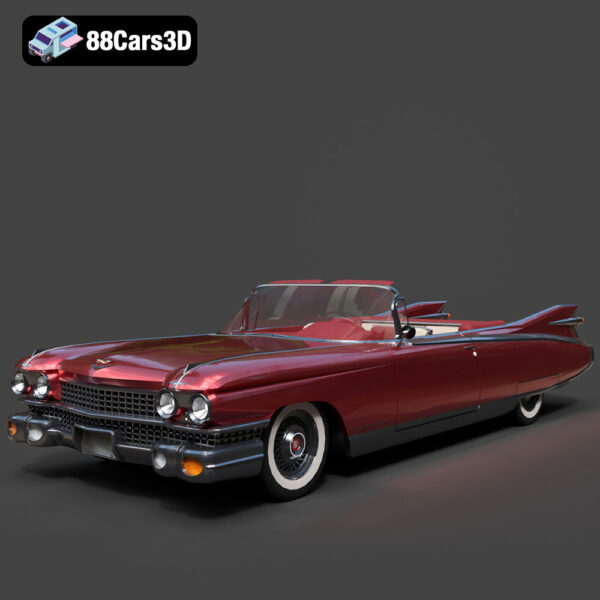 Cadillac Eldorado Convertible (1959) 3D Model