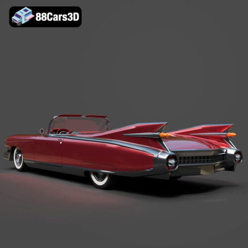 Cadillac Eldorado Convertible (1959) 3D Model