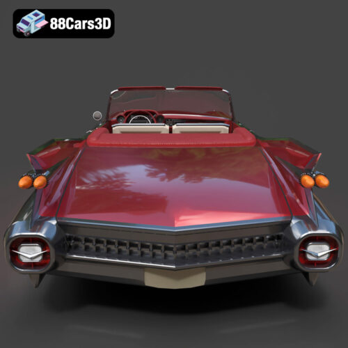 Cadillac Eldorado Convertible (1959) 3D Model