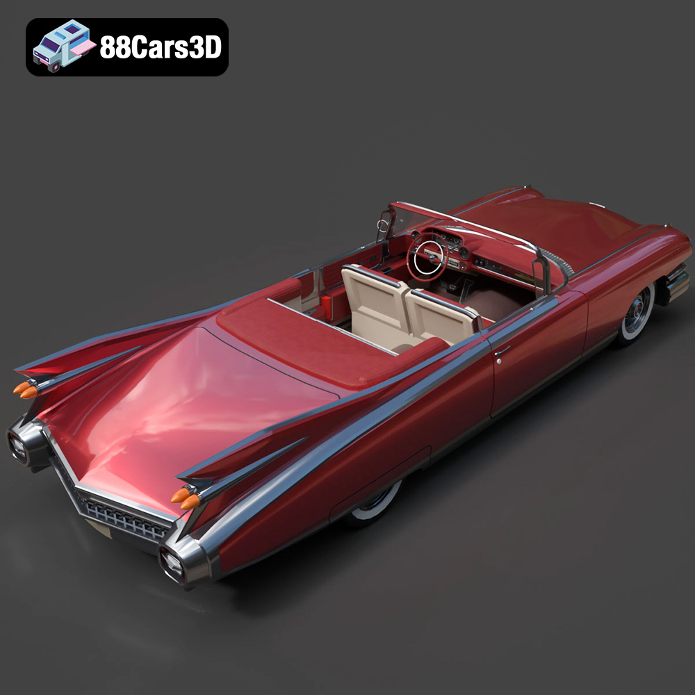 Cadillac Eldorado Convertible (1959) 3D Model
