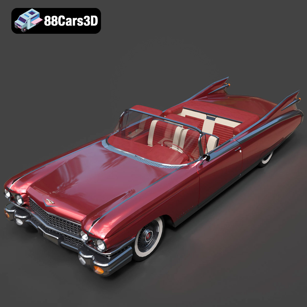 Cadillac Eldorado Convertible (1959) 3D Model